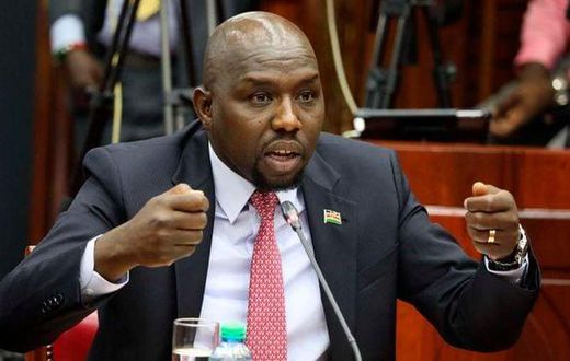 Roads and Transport CS Kipchumba Murkomen speaks during his vetting in the National Assembly