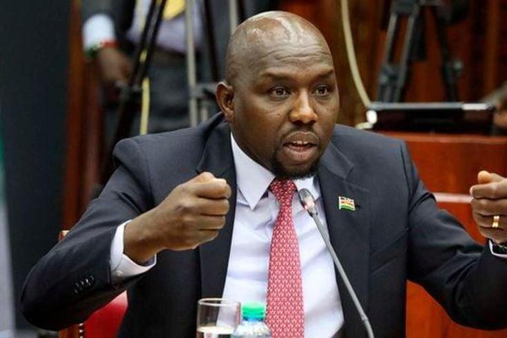 Roads and Transport CS Kipchumba Murkomen speaks during his vetting in the National Assembly