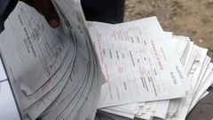A bunch of birth certificates
