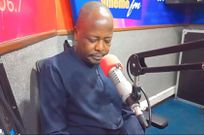 Former Health CS Mutahi Kagwe during an interview with Kameme FM presenters Gatonye Mbugua and Muthee Kingei on April 8, 2024