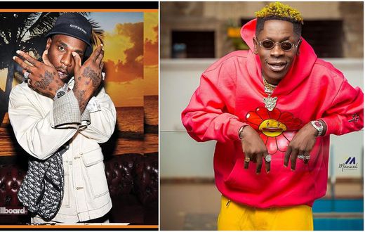Nigerian singer Burna Boy and Ghanaian singer Shatta Wale [Instagram/BurnaBoyGram] [Instagram/ShattaWale]