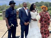 President William Ruto and Mama Rachel Ruto during his younger brother, David Ruto and Carol's in Nanyuki