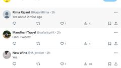 Kenyans on social media reported a tremor in Nairobi and surrounding areas