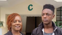 Joyce Gituro and her son Jakes Nyanjom