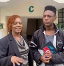 Joyce Gituro and her son Jakes Nyanjom