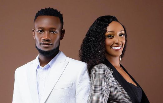 Director Trevor and his new presenter Eve Nyaga