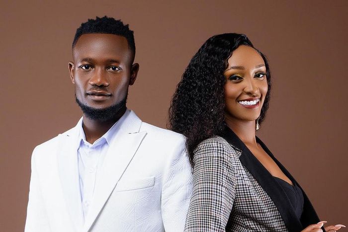 Director Trevor and his new presenter Eve Nyaga