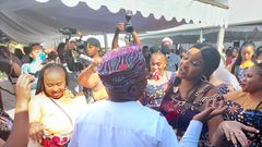 Gospel star Muigai wa Njoroge pays dowry for 2nd wife Queen Stacey in swanky event