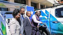 Kenya Power MD and CEO Joseph Siror, launched an electric vehicle (EV) charging station at Stima Plaza, Nairobi on April 22, 2024