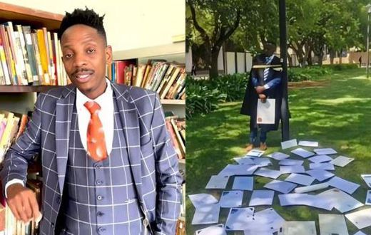 We have secured 400 jobs - Eric Omondi offers to help jobless man in viral photo