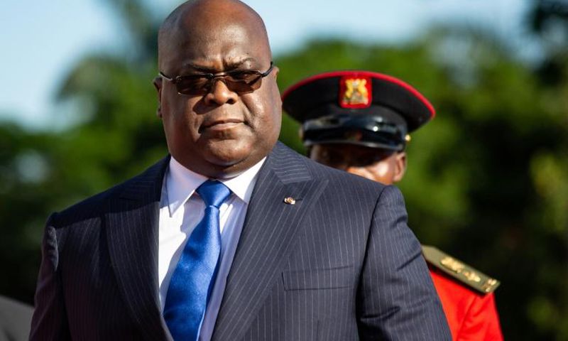 President of the Democratic Republic of Congo Felix Tshisekedi, seen here in November 2019, has called for a warmer relationship with Israel