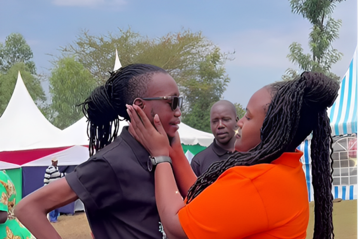 sandra Dacha consoles Akuku Danger after losing sister