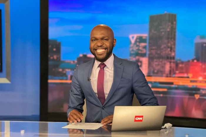 Larry Madowo at CNN studio