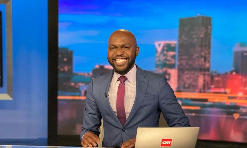 Larry Madowo at CNN studio