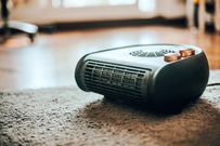 A photo of an electric heater