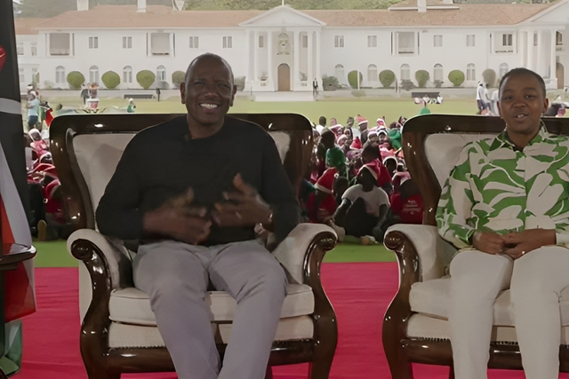 President William Ruto and First Lady Mama Rachel Ruto delivering their Christmas message