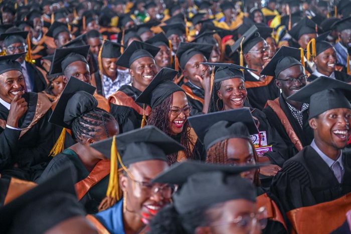 Graduates during the 23th graduation ceremony  at Masinde Muliro University in Kakamega