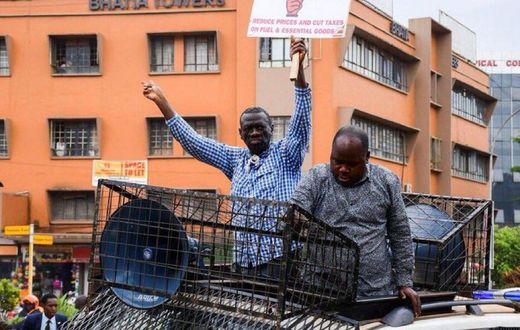 Besigye has been raising hackles over the rising commodity prices