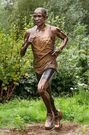 Nike has unveiled a bronze statue of Eliud Kipchoge at its headquarters in Beaverton, Oregon.