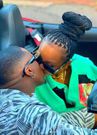 Juma Jux and Huddah Monroe kissing