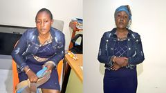 A photo of Phyllis Nzula, the prime suspect in the murder of Jennifer Mwende which was circulated by the DCI shortly after her arrest in Kitengela aboard a Namanga-bound matatu