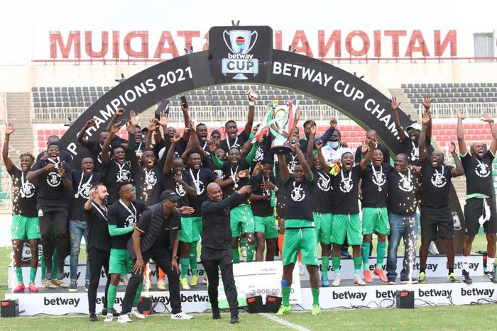 2021 Betway Cup winners Gor Mahia (Photo Credit: FKF)