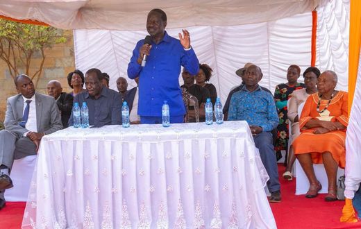 Azimio leader Raila Odinga