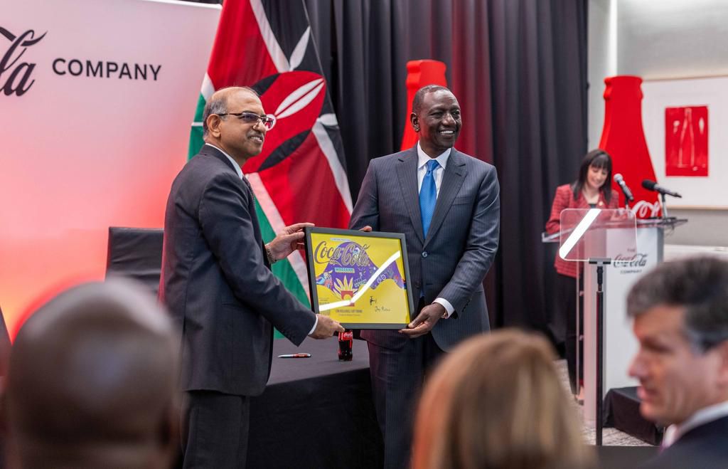 The Coca-Cola Wozzaah Zero Sugar drink was announced during President William Ruto's visit to the Coca-Cola headquarters in Atlanta on May 21, 2024.