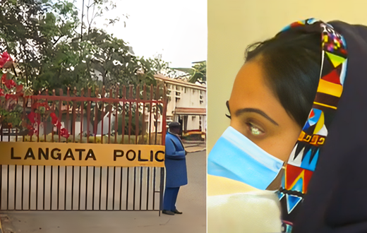 A collage of Lang'ata Police Station and