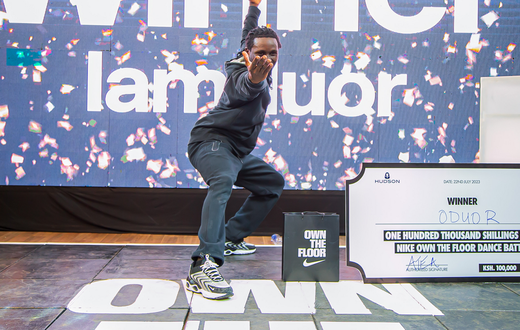Fabias Oduor wins Nike's Own The Floor dance battle which went down on Saturday July 22, 2023 in Nairobi