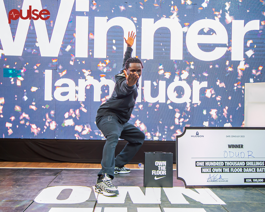 Fabias Oduor wins Nike's Own The Floor dance battle which went down on Saturday July 22, 2023 in Nairobi