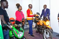 President William Ruto during the launch of a capacity building and empowerment programme for boda boda riders and one-year free medical cover dubbed Boda Boda Care at KICC, Nairobi on June 26, 2023