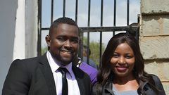 Actress Joy Karambu Kawira and her ex-husband
