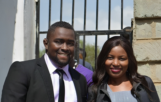 Actress Joy Karambu Kawira and her ex-husband