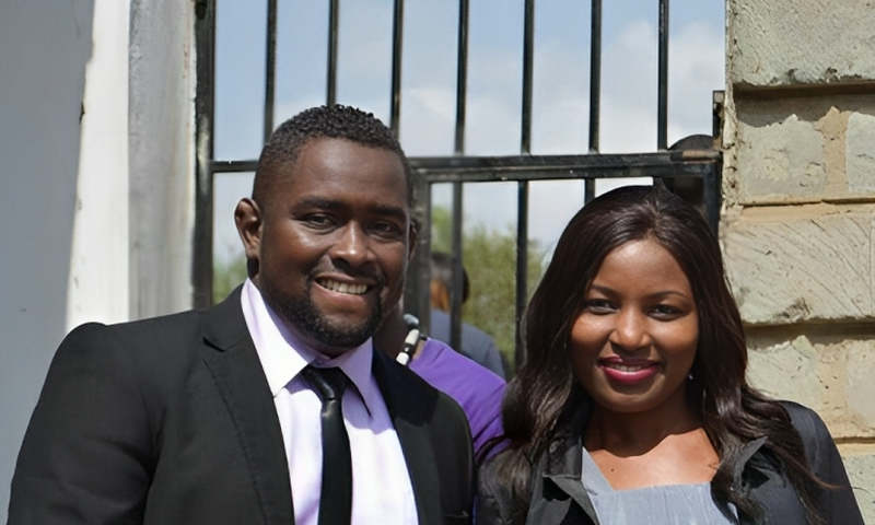 Actress Joy Karambu Kawira and her ex-husband