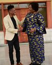 Eric Omondi and Ida Odinga