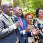 Deputy President Rigathi Gachagua speaking in Meru in the company of other leaders on Saturday, October 7, 2023