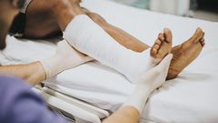An injured leg