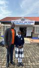 David Rudisha  and his daughter