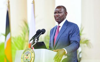 President William Ruto during a media breifing at State House, Nairobi on May 3, 2023