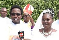 Reverend Father Edwin Gathang’i Waiguru marries long-time friend Margaret Wanjiru