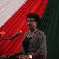 National Assembly Deputy Speaker Gladys Shollei speaking during the release of the 2023 KCSE exam results