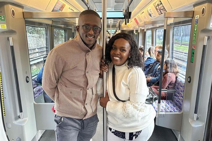 Comedian Njugush and his wife Wakavinye
