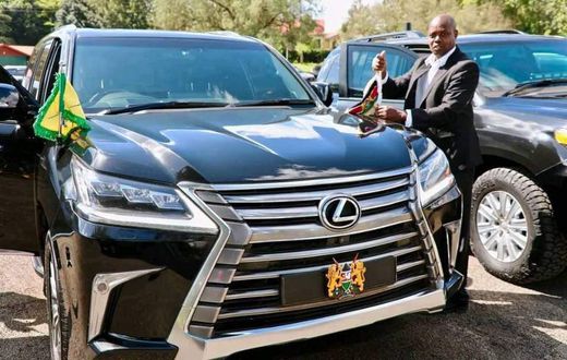 President William Ruto's Lexus LX570