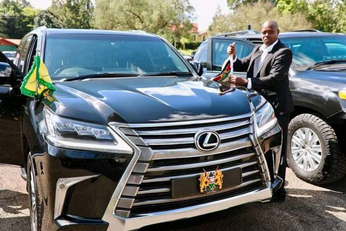 President William Ruto's Lexus LX570