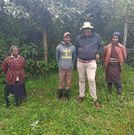 President Uhuru Kenyatta shares a moment with residents in Gatundu North