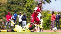 Kenya Police FC midfielder Francis Kahata was unavailable for the match against Nzoia Sugar  (Photo:Police FC Media)