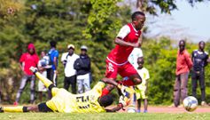 Kenya Police FC midfielder Francis Kahata was unavailable for the match against Nzoia Sugar  (Photo:Police FC Media)