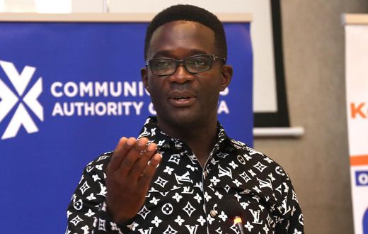 Ezra Chiloba during a past Communications Authority event