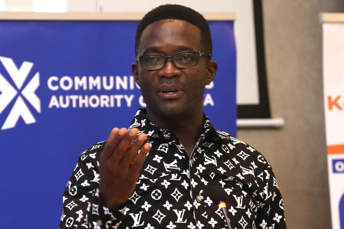 Ezra Chiloba during a past Communications Authority event